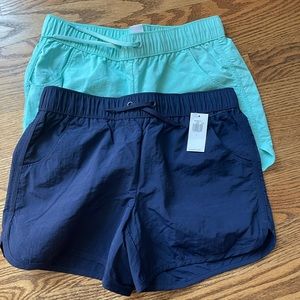 NEW Girls Nylon Short Set of 2, Size 10/12